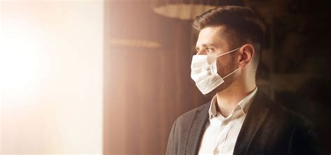 Businessman with face mask during pandemic COVID-19 :: Behance