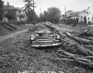 Columbus Day Storm damage, 1962 | Item 63149, Engineering De… | Flickr