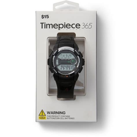 Timepiece 365 Men's Digital Watch - Black Strap | BIG W