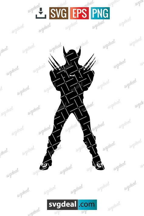 Free Wolverine Silhouette Svg - SVGDeal.com