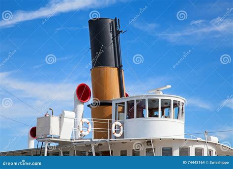 Steam boat stock photo. Image of nautical, departure - 74443164