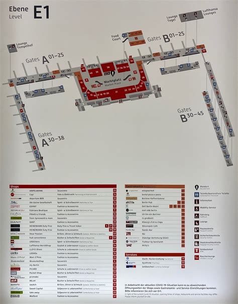Berlin Brandenburg Airport Terminal Maps