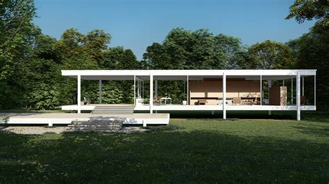 Farnsworth house on Behance