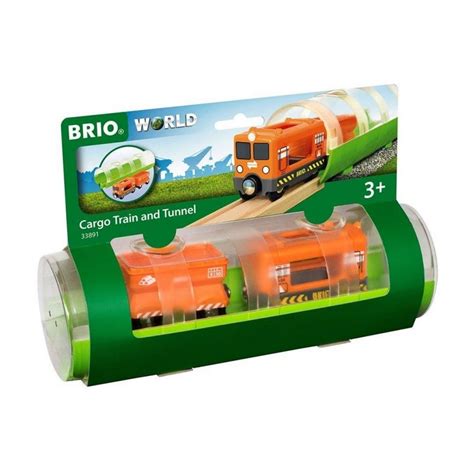 Brio Cargo Train and Tunnel 3 Pce Set