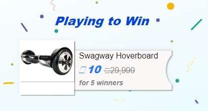 [NEW] Flipkart: Win SWAGWAY Hoverboard Worth Rs.29,999 For Just Rs.10 - Free Recharge Tricks ...