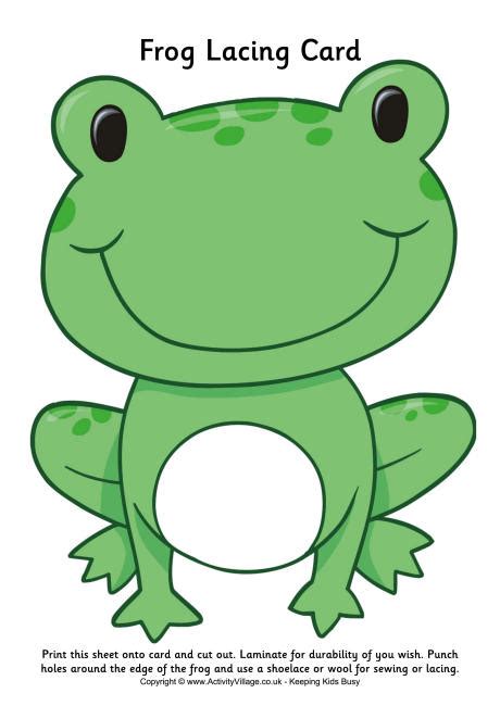 8 Best Images of Free Printable Frog Templates - Simple Frog Template, Paper Puppets Cut Outs ...