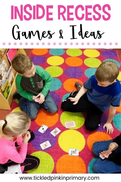 15 Inside Recess Games and Ideas | Recess games, Inside recess games, Recess activities