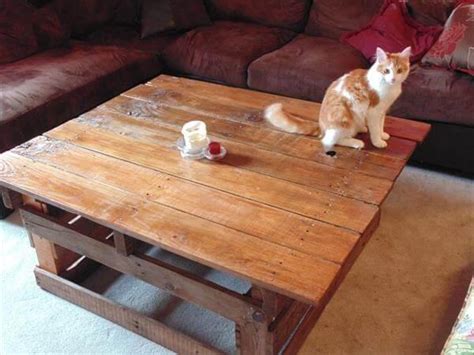 DIY Pallet Wood Coffee Table - 101 Pallets