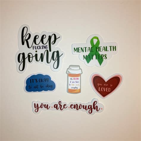 Mental Health Stickers - Etsy