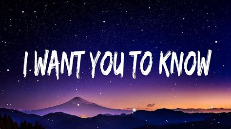 Zedd - I Want You To Know (Lyrics) ft. Selena Gomez | Sia, Kygo, Faded ...