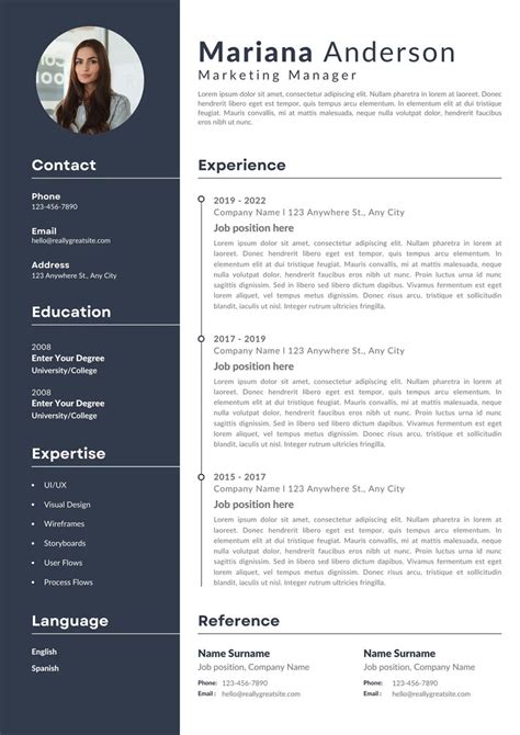 20+ Best Free Canva Resume CV Templates to Download for 2024 | Envato Tuts+