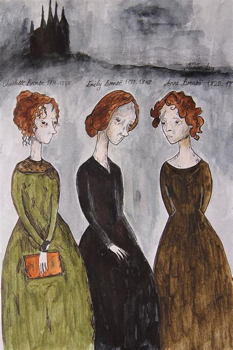 the Bronte sisters Painting by Annie Isa