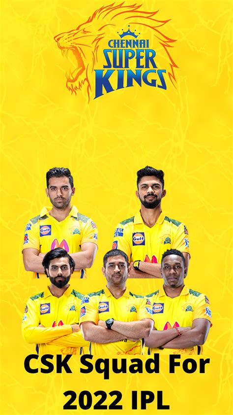 CSK Squad 2022 Players List After IPL Mega Auction