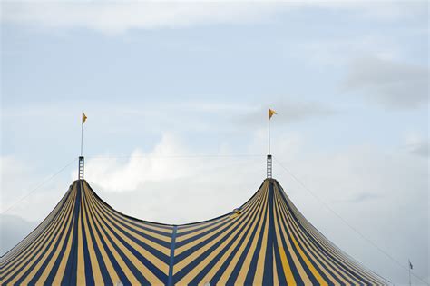 Free Image of Striped Big Top circus tent | Freebie.Photography