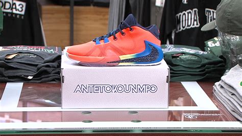 Giannis' signature shoes sell out in 15 minutes at Milwaukee store