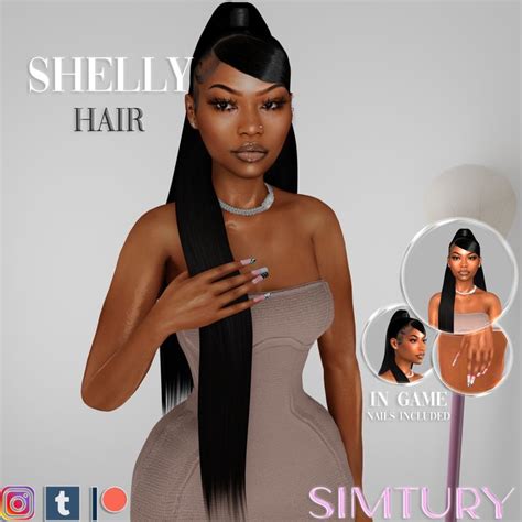 Content Creator | ts4 | Sims hair, Sims 4 black hair, Tumblr sims 4