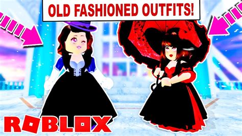 OLD FASHIONED THEME OUTFITS In Royale High! *1900s* (Roblox Royale High ...