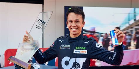 Alex Albon wins his first DTM race at the Nürburgring