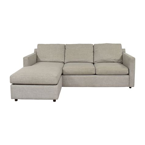 37% OFF - Crate & Barrel Crate & Barrel Barrett II Reversible Sectional / Sofas