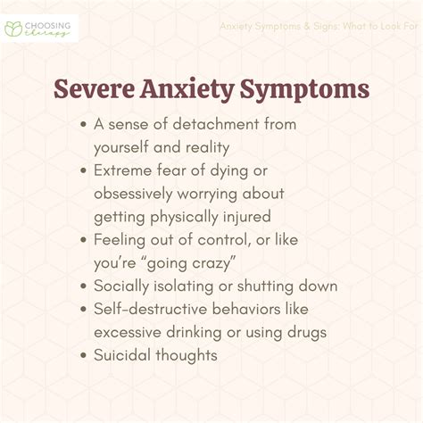 Anxiety Symptoms & Signs: What to Look For