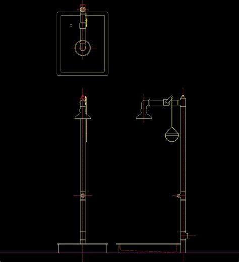 Shower DWG Block for AutoCAD • Designs CAD