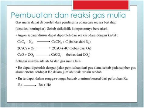 PPT Kimia unsur (Gas Mulia)