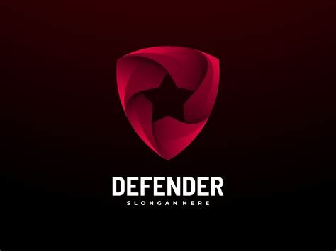 Defender Gradient Logo Graphic by artnivora.std · Creative Fabrica