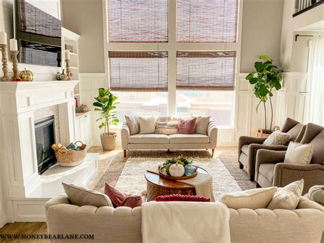 Mid Century Modern Living Room Refresh for Fall - Honeybear Lane
