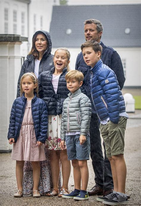 Crown Prince Frederik and wife Crown Princess Mary of Denmark with ...