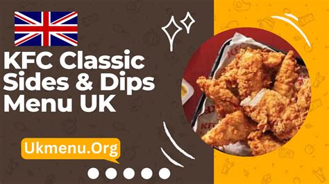 KFC Classic Sides & Dips UK Menu & Updated Prices 2024