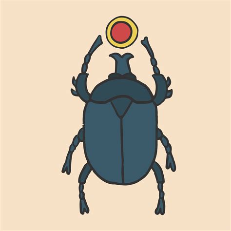 Egyptian Scarab amulet, a representative of Khepri - Download Free ...