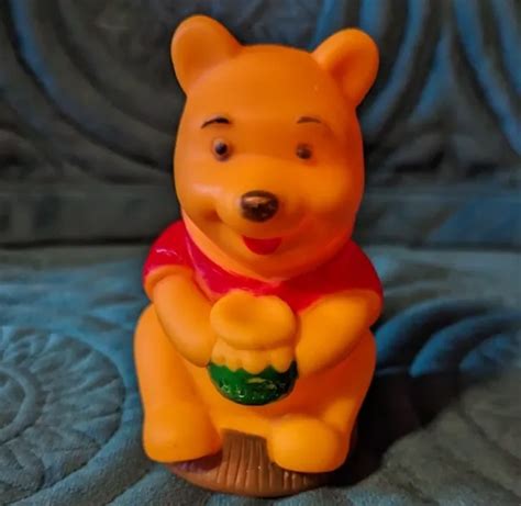 VINTAGE DISNEY WINNIE THE POOH FIGURE (Sold by Sears Roebuck) Tub Water Baby Toy $6.00 - PicClick