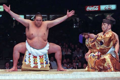 Hawaii-born sumo champion Akebono Taro dies of heart failure at the age of 54 in Japan