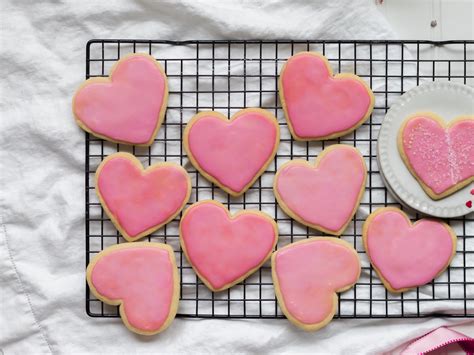 Heart Shaped Cookies for Valentine's Day — Three Fifty Fahrenheit