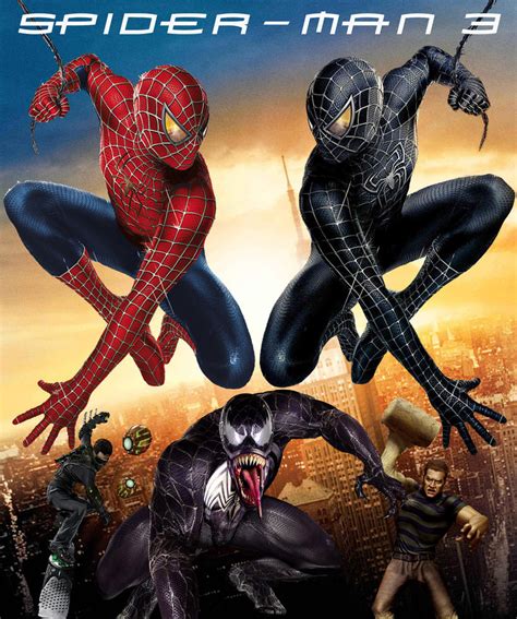 Spider-Man 3 poster (2007) by predatorX20 on DeviantArt