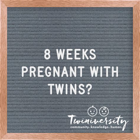 8 Weeks Pregnant with Twins: Tips, Advice & How to Prep - Twiniversity