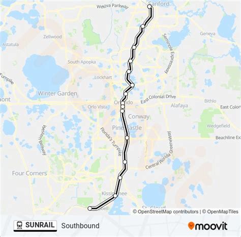 sunrail Route: Schedules, Stops & Maps - Southbound (Updated)