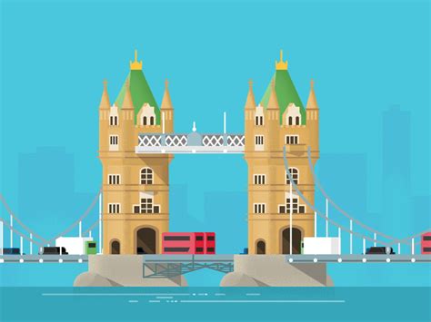 Tower Bridge - London by Martin de Rooij on Dribbble