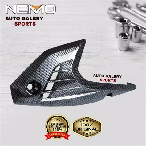 Honda Adv 150 Carbon Exhaust Cover Original Nemo | Shopee Malaysia