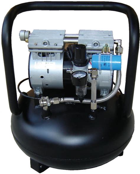 Silentaire AMP 50-24 Quiet Running Airbrush Compressor: Oil Free, Portable Air Compressor