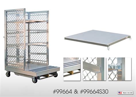 Aluminum Warehouse Order Picking Cart | Forklift Picking Cart