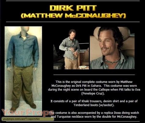 Sahara Dirk Pitt Calliope costume original movie costume