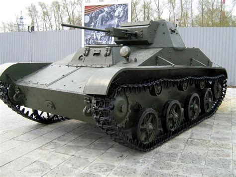 Soviet light tank T-60 creation history and design review