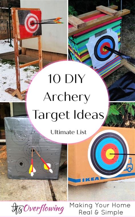 10 Homemade DIY Archery Target Ideas (How to Make)