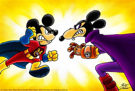 Super Mickey vs. Megamort by Slasher12 on DeviantArt