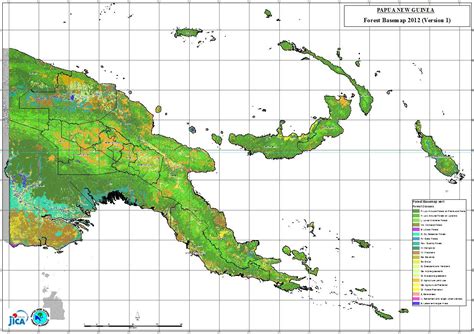 Papua new guinea climate map - Map of papua new guinea climate (Melanesia - Oceania)