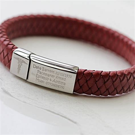 Medical Alert Bracelet By Morgan & French | Alert bracelet, Medic alert ...