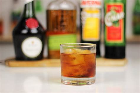 Yesterday, Today and Amaro Cocktail Recipe - Rye, Cynar, Averna & Dom ...