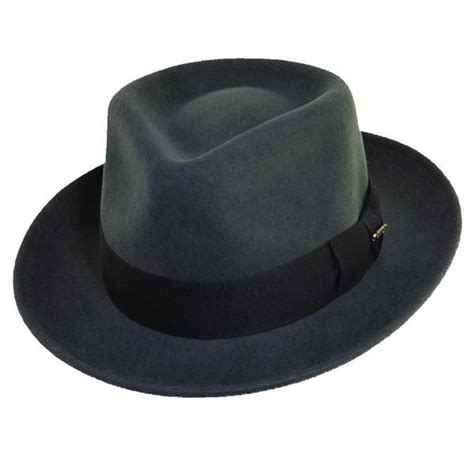 BeltOutlet.com - Dorfman Pacific Mens Crushable Wool Felt Fedora Hat | Mens hats vintage, Hats ...