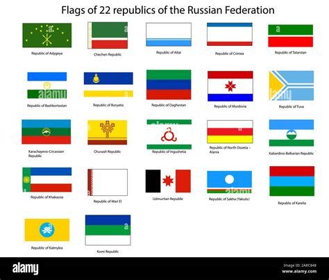 Republic of dagestan flag Cut Out Stock Images & Pictures - Alamy